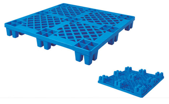 헤비 듀티 유로 HDPE 대형 쌓을 수 있는 플라스틱 팔레트 뒤집을 수 있는 양면
