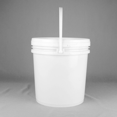 4.5 Gallon Round Plastic Bucket White Plastic Pail With ISO9001 Certification