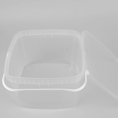 LID 케케묵은 OEM ODM 서비스와 3 밝혀지는 투명 플라스틱 들통