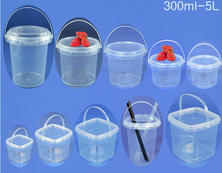 IML 또는 열전달 PP/HDPE 플라스틱 음식 버킷