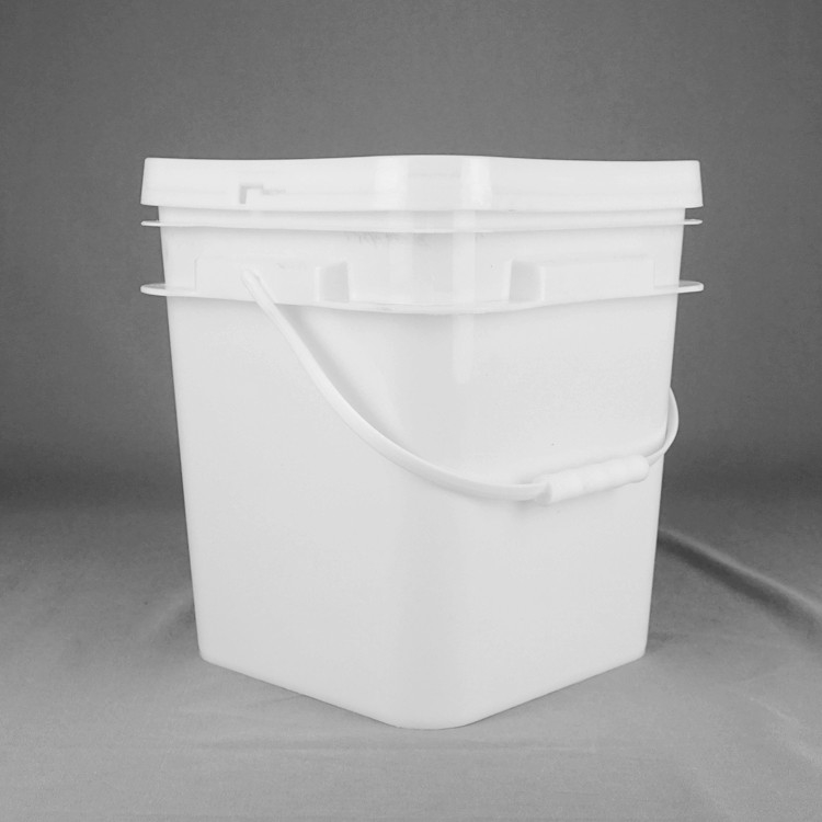 화학 저항성 광장 플라스틱 버킷 1.2kg 식품 등급 페인트 장난감