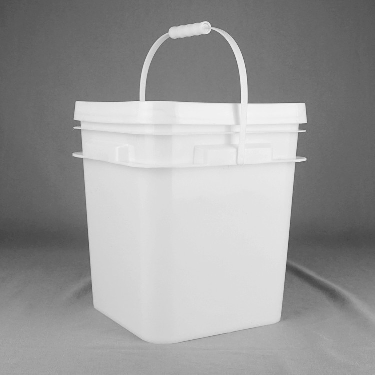 화학 저항성 광장 플라스틱 버킷 1.2kg 식품 등급 페인트 장난감