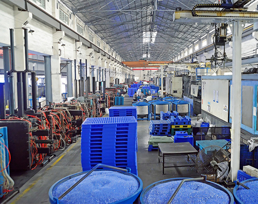 헤비 듀티 유로 HDPE 대형 쌓을 수 있는 플라스틱 팔레트 뒤집을 수 있는 양면