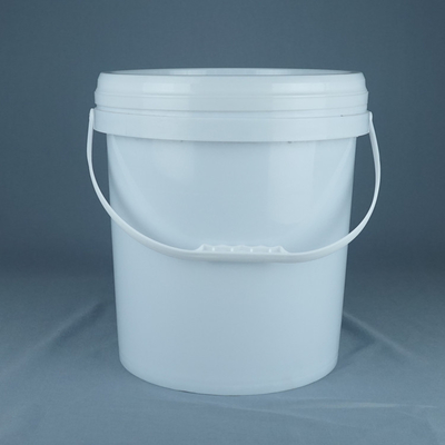 산업용 흰색 윤활유 버킷 정면/둥근/삼각형 20L 용량 PP/HDPE 오일 컨테이너