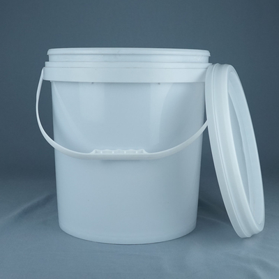 산업용 흰색 윤활유 버킷 정면/둥근/삼각형 20L 용량 PP/HDPE 오일 컨테이너