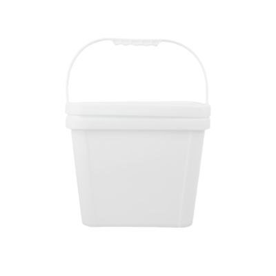 페인트를위한 PP 평면 플라스틱 버킷 100% 원료 평면