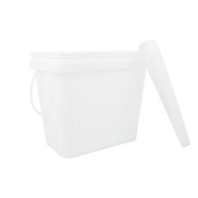 페인트를위한 PP 평면 플라스틱 버킷 100% 원료 평면