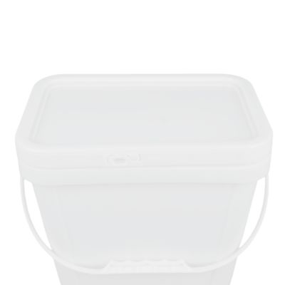 페인트를위한 PP 평면 플라스틱 버킷 100% 원료 평면