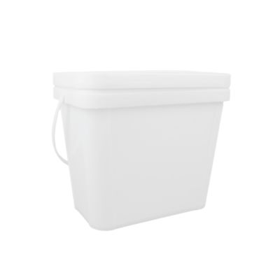 페인트를위한 PP 평면 플라스틱 버킷 100% 원료 평면