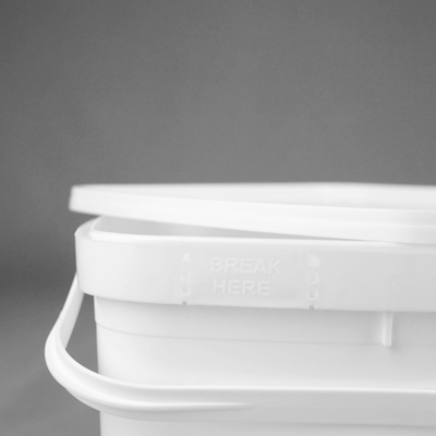LID 케케묵은 OEM ODM 서비스와 3 밝혀지는 투명 플라스틱 들통