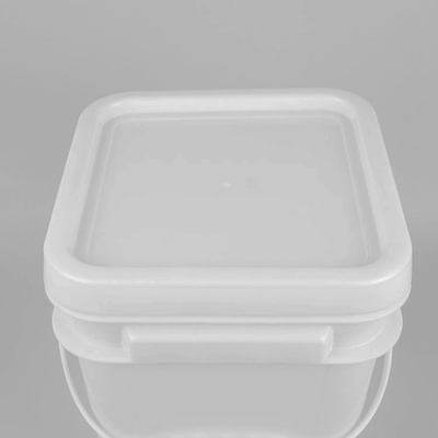 1.2kg 평방 플라스틱 버킷 손잡이 포함 충격 저항