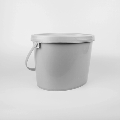 IML / 열 이동 / 스크린 인쇄와 PP / HDPE 달걀 모양 플라스틱 열 버킷